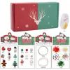 Set Navideño Caja de Regalo Transfronteriza Cuentas de Vidrio Cuentas de Arroz Paquete de Materiales para Herramientas Juego de Accesorios para Pulseras Hechas a Mano