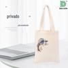 Saco de lona Custom branco saco de algodão saco de compras saco de publicidade saco de livro portátil saco de lona personalizado