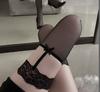 Medias largas para mujer en verano, delgadas, anti-enganches, medias altas color carne, muslos sexys por encima de la rodilla, calcetines de encaje invisibles para las piernas