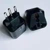 Adaptador de Viagem Global de Cobre Puro Padrão Britânico Padrão Europeu Plugue de Conversão de Energia Padrão EUA Pequeno, França, Coreia do Sul, Rússia, Austrália para Padrão Alemão