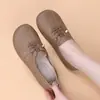 Zapatos de Tela Old Beijing Estilo Nuevo Primavera y Otoño para Mujer Ligeros Transpirables Casuales Antideslizantes Suela Suave para Personas de Mediana Edad y Mayores Zapatos Sencillos para Madre