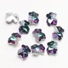 Moda chica Corea del Sur Collar Oso Corazón accesorios colgantes 14MM Cristal accesorios para joyería diy cuentas de vidrio al por mayor