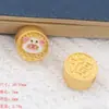 Antiguo Oro de Arena Francés Dibujos Animados Año Fuben 12 Signos del Zodiaco Cuentas Redondas Pulsera Linda Cuerda para la Cabeza Joyería DIY Accesorios