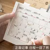 Organizador Calendario 2027 Portabolígrafos Estilo Ins Alto Valor Estético Cuaderno Personalizable Caja de Almacenamiento Dos en Uno