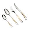 Amazon Transfronteiriça Aço Inoxidável Talheres Ocidentais Estrela Diamante Faca, Garfo e Colher Conjunto de Quatro Peças Restaurante Ocidental Steak Luxo Leve