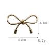 Retro Digital 5 etiquetas cabeza de leopardo moño de diamantes completo funda para teléfono accesorios de aleación DIY colgante de moño de seis piezas
