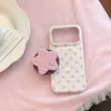 Funda Magnética Estilo Coreano Ins con Puntos y Estrellas Adecuada para Teléfono Móvil Apple 17Promax Funda Iphone16P Linda 15 Soporte