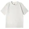 Nova Camiseta Sorona de Manga Curta 260g, T-shirt de Cor Sólida Antibacteriana de Manga Curta para o Verão, Gola Redonda Solta de Seda Ice