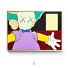 Pintura Decorativa Moderna Master Kaws Pitufos Dibujo Animado Abstracto Simple Moda Nórdica Habitación Infantil Pared Sala de Estar Pintura Colgante