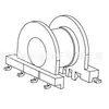 Esqueleto de transformador de potência de alta frequência EP13 horizontal 4+4 pinos-1323-1