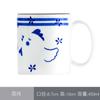 Caneca de Chá com Doze Signos do Zodíaco Cerâmica Esmaltada por Baixo Jingdezhen Xícara Média Grande Copo de Bebida Caixa de Presente Oficina de Desenhos Animados