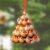 Decoraciones planas de Navidad acrílicas transfronterizas, adornos para árbol de Navidad, decoraciones para el hogar, adornos colgantes, estilo coreano