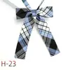 Gravata borboleta estilo colegial JK japonês para mulheres, xadrez, uniforme escolar, laço, camisa de menina, gravata pequena, uniforme acadêmico