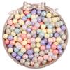 Acrílico Macaron Magic Color Não poroso Contas redondas DIY Joias Acessórios Handmade Hairpin Decoração Bulk Bead Material