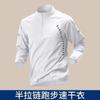 Roupas de treinamento transfronteiriças Roupas de equitação masculinas de secagem rápida Camiseta esportiva de manga comprida Casaco de corrida Roupas de fitness