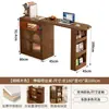 Mesa alta extensible, mesa de isla, aparador para uso doméstico, separador de sala de estar integrado, mueble lateral de sofá montado en la pared para balcón de apartamento pequeño