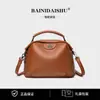 Fábrica de Origen Canguro Barney Moda Versátil Simple Retro Clásico Estilo Bolso de Hombro Nicho Venta al por Mayor Dropshipping