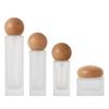 Nuevo Material de Embalaje Cosmético Simple Reempaque 120ml Esencia Presionada Base Líquida Vidrio Esmerilado Reempaque Botella Vacía