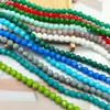 Vidro Cristal Bola de Futebol Contas Redondas Acessórios para Joias DIY Bolsas Acessórios para Roupas Cor Gelatina 32 Faces 4mm Contas da Terra