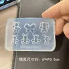 Nuevos Botones para Uñas Herramientas de Lima Hechos a Mano Decoraciones de Uñas Portátiles Animales del Zoológico Ositos Conejitos Botones Lindos Moldes Resistentes a Altas Temperaturas