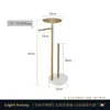 Estante de Piso para Baño Gris Gun Nórdico Estante de Almacenamiento para Toallas de Baño Estante de Almacenamiento para Bañera Barra Vertical Desmontable para Toallas