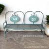 Piso de Patio de Hierro Decorativo Europeo Silla para Niños Soporte para Flores de Exterior Balcón Plegable Respaldo Banco Soporte para Macetas