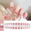 Unhas Usáveis Pré-Fabricadas no Atacado, Unhas Usáveis Simples de Banda Completa com um Toque de Luxo, Coleção de Adesivos para Unhas Clareadores