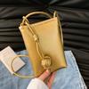 Bolso Pequeño Láser de Moda para Mujer 2024 Nuevo Simple Casual Bolso para Teléfono Móvil Estilo Coreano Estilo Occidental Hombro Cruzado Bolso Casual