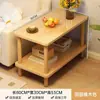 Mesa Auxiliar Sencilla para Sofá, Mesa de Café Rectangular Pequeña, Estante de Almacenamiento para Mesa de Noche de Sala de Estar, Hogar de Alquiler, Dormitorio