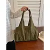 Bolsa Cruzada de Hombro Único Nueva de Verano para Mujer, Bolso de Tela Ligero para Llevar en la Mano, Bolso para el Brazo Urbano Simple Japonés Versátil