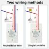 Interruptor de Toque 1-4 Vias Interruptor Inteligente Interruptor Wifi Padrão Us/Au Interruptor de Controle Remoto Tuya