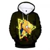 Comércio exterior Moda Primavera e Outono novo moletom impressão digital 3D masculino e feminino solto Esportes Uniforme de Baseball suéter moderno
