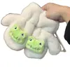 Guantes para Niños Calientes en Invierno, Guantes Gruesos con Forro Polar para Protección contra el Frío de Bebé, Guantes de Felpa Suaves y Calientes para Niñas, Guantes de Dedos Completos Lindos