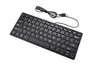 Teclado Mini com Fio de 78 Teclas em Estoque para Desktop e Laptop, Teclado Universal para Escritório, Teclado Portátil para Casa