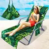 Suministro Exclusivo Transfronterizo de Fundas para Sillas de Playa de Microfibra, Serie de Hojas Impresas Digitalmente en 3D, A partir de una Pieza