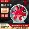 Ventilador axial de alta temperatura resistente a 380V, ventilador axial de flujo axial para ventilación de fábrica de acero al carbono, ventilador axial de flujo axial resistente a la corrosión para taller químico