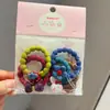 Laços de Cabelo Desenho Animado Fofos Infantis para Meninas, Laços de Cabelo Elásticos de Alta Elasticidade para Rabo de Cavalo, Acessórios de Cabelo Fofos Estilo Coreano Que Não Danificam o Cabelo, Laços de Cabelo