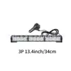 Luz de Barra Intermitente para Coche Transfronteriza 4 LEDs Larga Tira de Luces Señal de Tráfico de Rescate Luz de Advertencia Estroboscópica para Techo de Coche