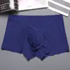Cueca Box Masculina de Seda de Gelo Secagem Rápida Esportiva 5A Antibacteriana Respirável Jovem Estudante Calça Boxer Exclusivo Transfronteiriço