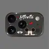 Película Protetora de Metal Estilo Ins da Moda para Proteção da Câmera Adequada para Lente de Apple 17Promax/17Pro