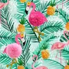 Estilo Tropical Flamenco Rosa Set de Flores de Papel Tridimensional Doble Cara Accesorios de Decoración para Escena de Fiesta Fabricante de Yiwu En Stock