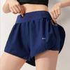 Calças de ioga de verão Casual Fitness Calças de secagem rápida Tamanho grande Running Outer Wear Bolso Solto Shorts Esportivos de Cintura Alta para Mulheres