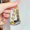 Correa de Reloj Metálica con Cadena de Mariposa Pequeña de Epoxi Compatible con Apple Watch 10 11 Huawei 11 Fit5 GT6 Xiaomi Pulsera