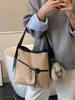 Bolsa Saco Personalizada, Simples e Fashion, Textura Casual, Bolsa de Novo Estilo, Bolsa de Ombro Transversal Feminina Outono e Inverno 2026