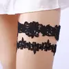 Conjunto de Ligas de Casamento Renda Ligas de Noiva Elásticas Florais para Noiva Azul Branco Comércio Exterior