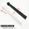 Estante de Exhibición para Tienda de Ropa Negro y Blanco Engrosado Colgador Frontal Gancho Lateral Columna Aa Columna Escalera Tubo Cuadrado Soporte Izquierdo y Derecho