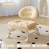 Rueda Universal Taburete Pequeño Polea Taburete Bajo Hogar Taburete Cambiador de Zapatos con Artefacto para Bebé Banco con Ruedas para Niños Hermosa Silla de Costura con Respaldo