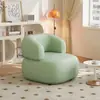 Silla individual moderna de estilo italiano, juego de sofá y silla para salón de belleza, cafetería, recepción y ocio, una mesa y dos sillas