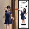Falda Corta A-Line Petite Verano Versión Coreana Nuevo Deseo Puro Adelgazante de Cintura Moda Vestido Elegante para Mujer Venta al por Mayor
