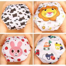 Pañales de dibujos animados para bebé, impermeables, a prueba de fugas, transpirables, con bolsillo para pañales, de una sola tira, tapa dura, de malla, 12 colores